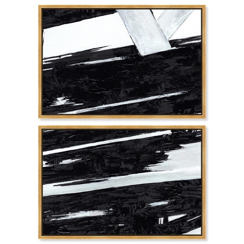 Geometric Story Canvas Set of 2 by Art Remedy