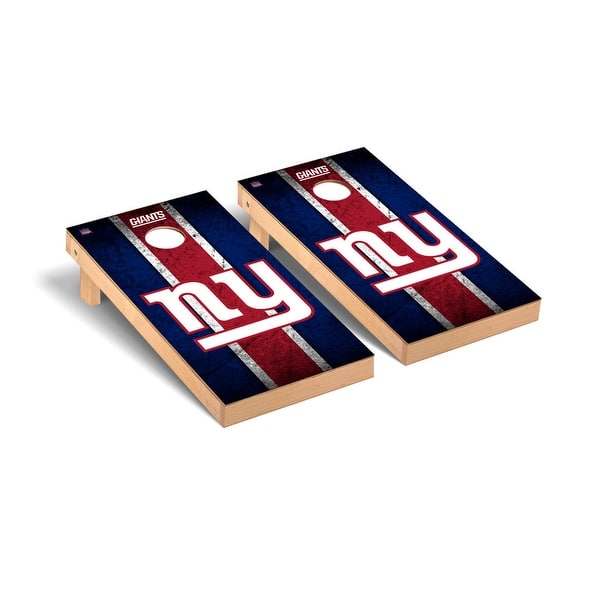 slide 2 of 5, New York Giants NFL Football Vintage Cornhole Board Set 2