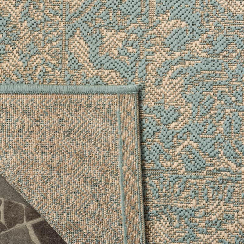 SAFAVIEH Linden Rick Indoor/ Outdoor Waterproof Patio Backyard Rug