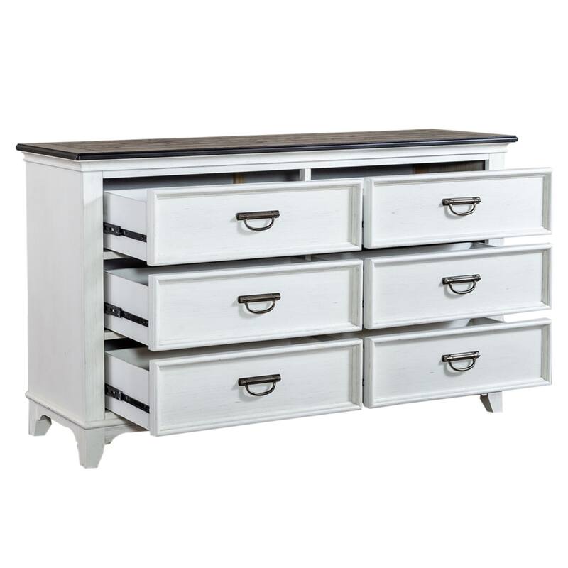 Liberty Furniture Allyson Park Youth Panel Bedroom Set with Bed, Dresser, Mirror - Full or Twin