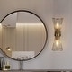 preview thumbnail 16 of 30, 2-Light Black/Gold Wall Sconces 16 Inch Modern Wall Sconce - N/A