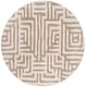 preview thumbnail 23 of 50, SAFAVIEH Amsterdam Selma Modern Rug 5'1" Round - Ivory/Mauve - Round