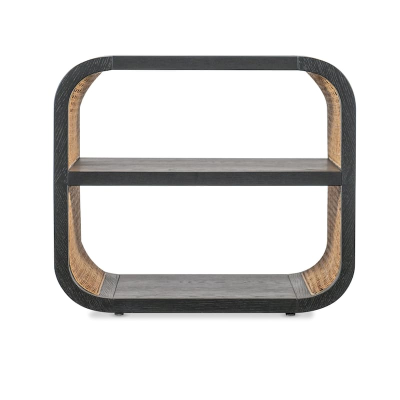 Hooker Furniture M34-80113-99 Cain 26" Wide Oak, Rattan End Table