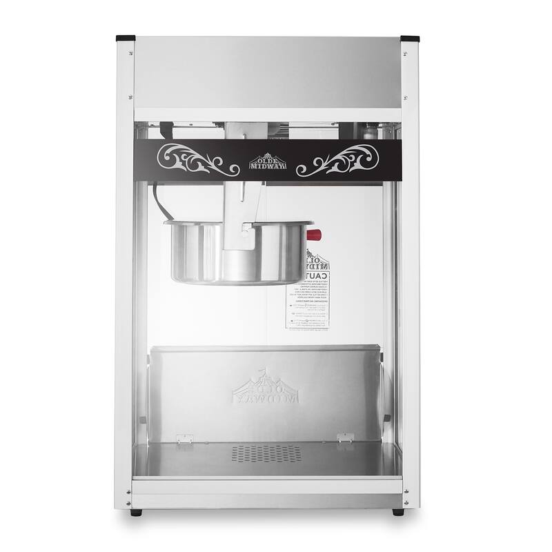 Commercial Popcorn Machine Maker Popper with Large 16oz Kettle - 16-Ounce