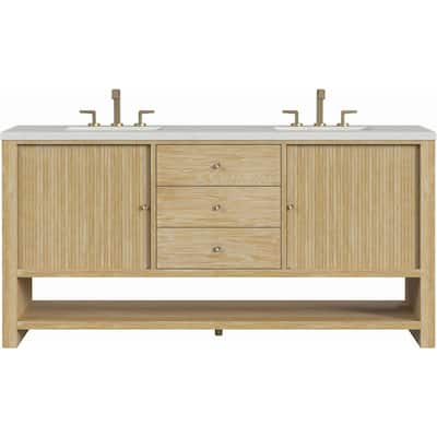 James Martin Vanities D404-V72-3LDL Marigot 72" Double Basin Wood