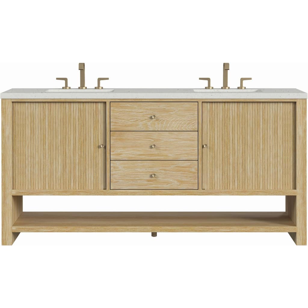 James Martin Vanities D404-V72-3LDL Marigot 72" Double Basin Wood