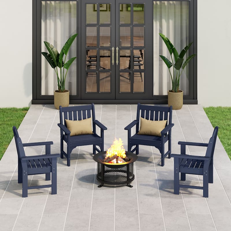 Laguna Poly Garden Arm Chair (Set of 4)