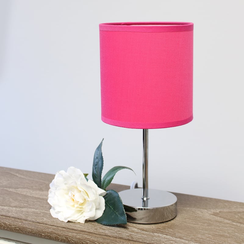 Simple Designs 11.81" Basic Mini Table Lamp with Feit LED Bulb Included - 11.81