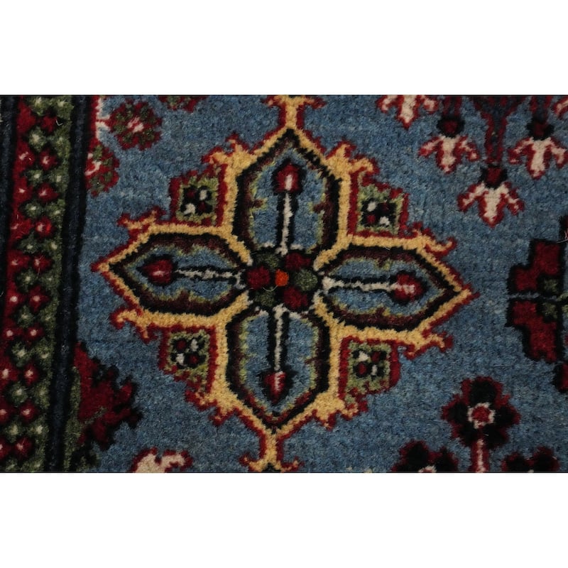 Hand Knotted Oriental 100% Wool Carpet Traditional Medallion Red Joshaghan Area Rug - 11' 9'' X 8' 0''