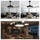 preview thumbnail 34 of 71, Bella Depot 36" Modern Retractable Ceiling Fan with Dimmable Led Light, Remote and APP Control 6-Speed Reversible DC Motor