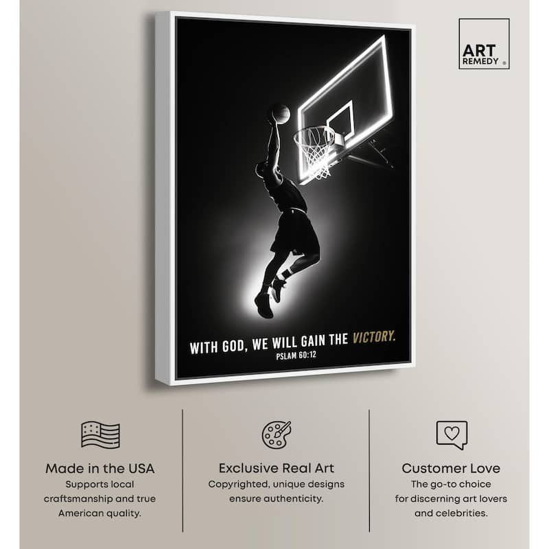 We Will Gain the Victory Canvas by Art Remedy