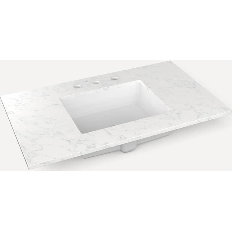 Robern TF37UCO-8 Vanity Tops 37" Quartz Vanity Top with Three - Lyra