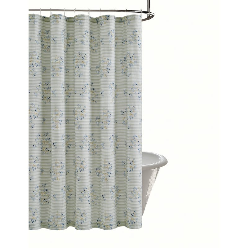 Cottage Classics Emma Floral Shower Curtain