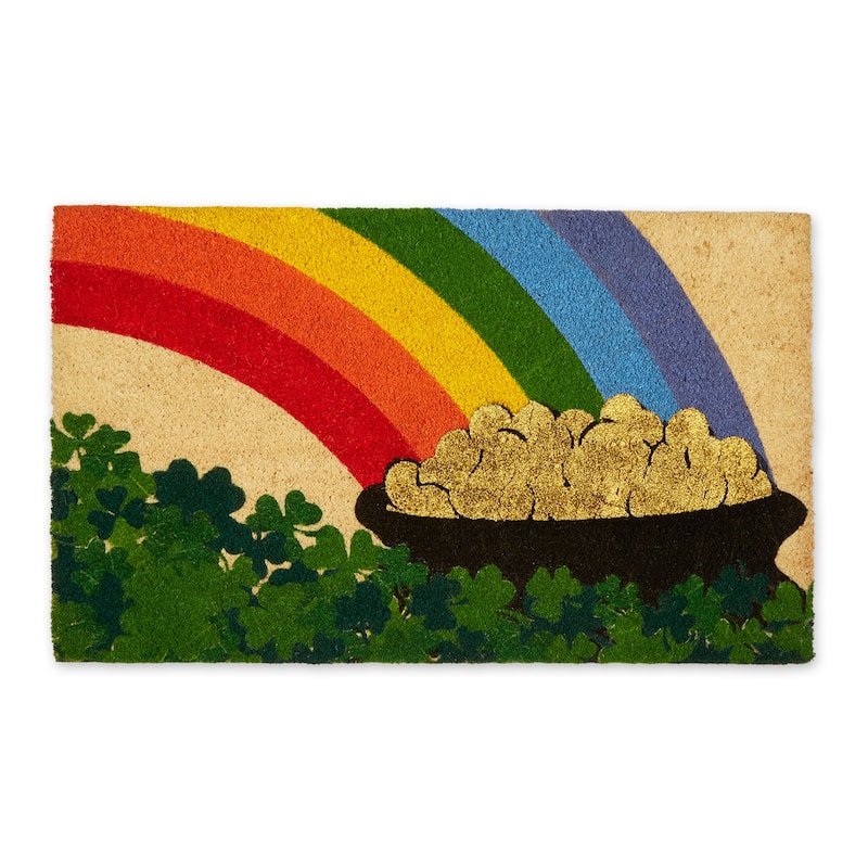 Pot Of Gold Glitter Doormat - Pot of Gold Glitter