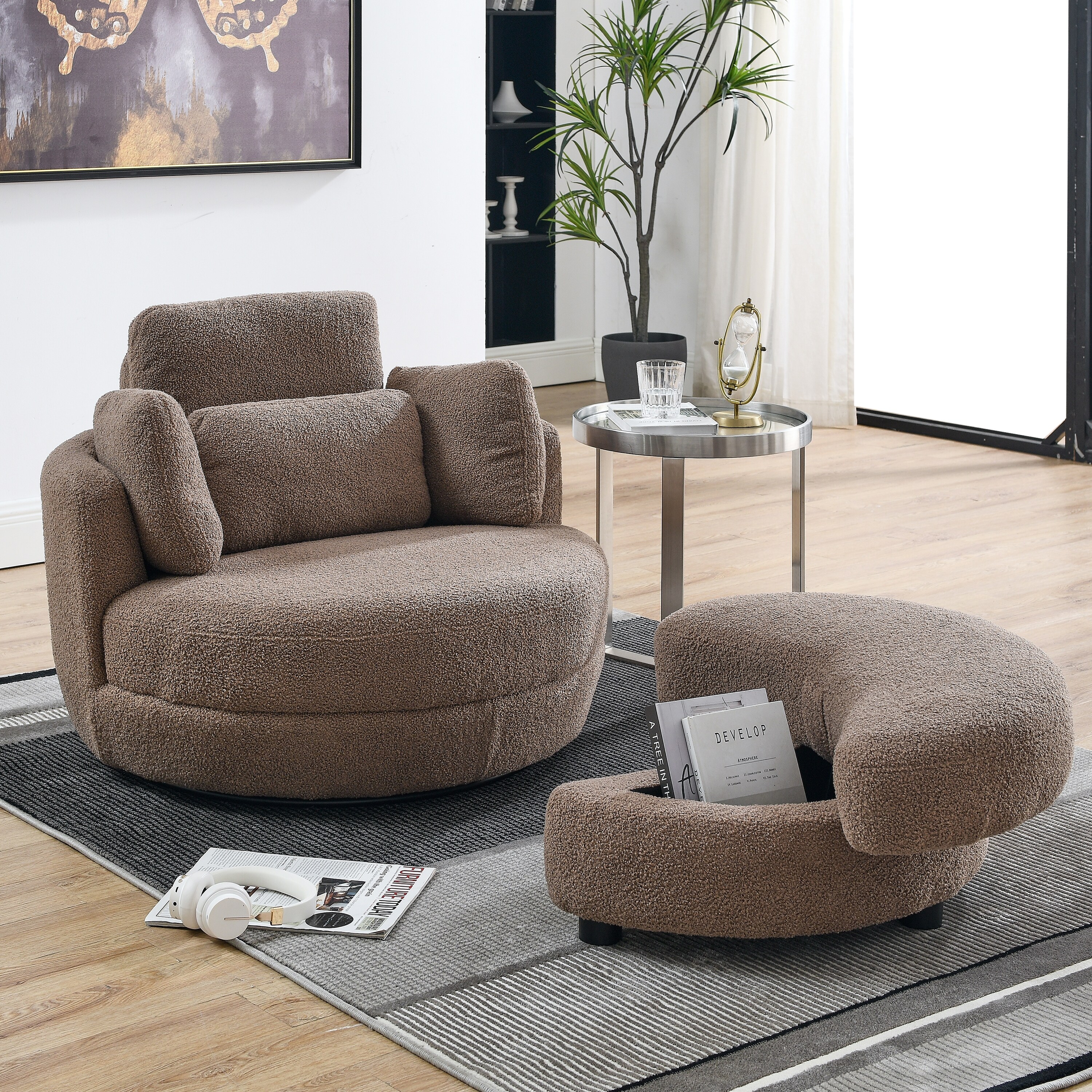Circle armchair top