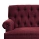 preview thumbnail 52 of 68, Arete Upholstered Tufted Settee Loveseat by Moser Bay Home