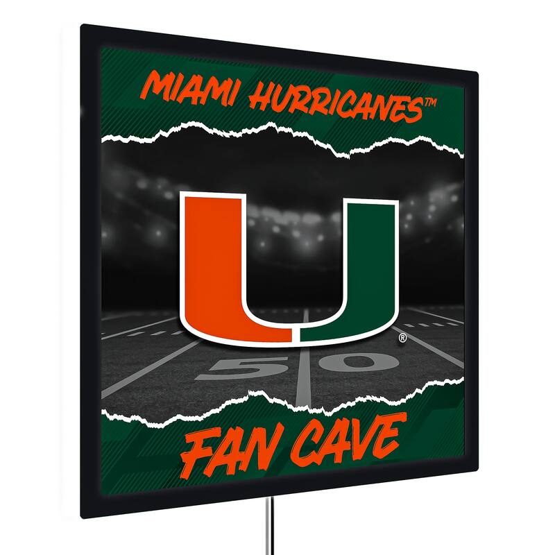 University of Miami Plug-in LED Lighted Sign