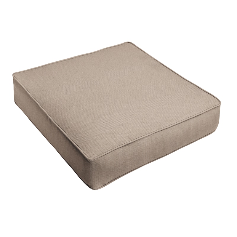 Sorra Home Sunbrella Outdoor Corded Deep Seating Cushion