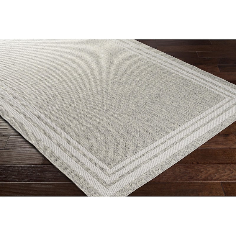 Livabliss Eagean Updated Traditional Stripe Indoor / OutdoorArea Rug
