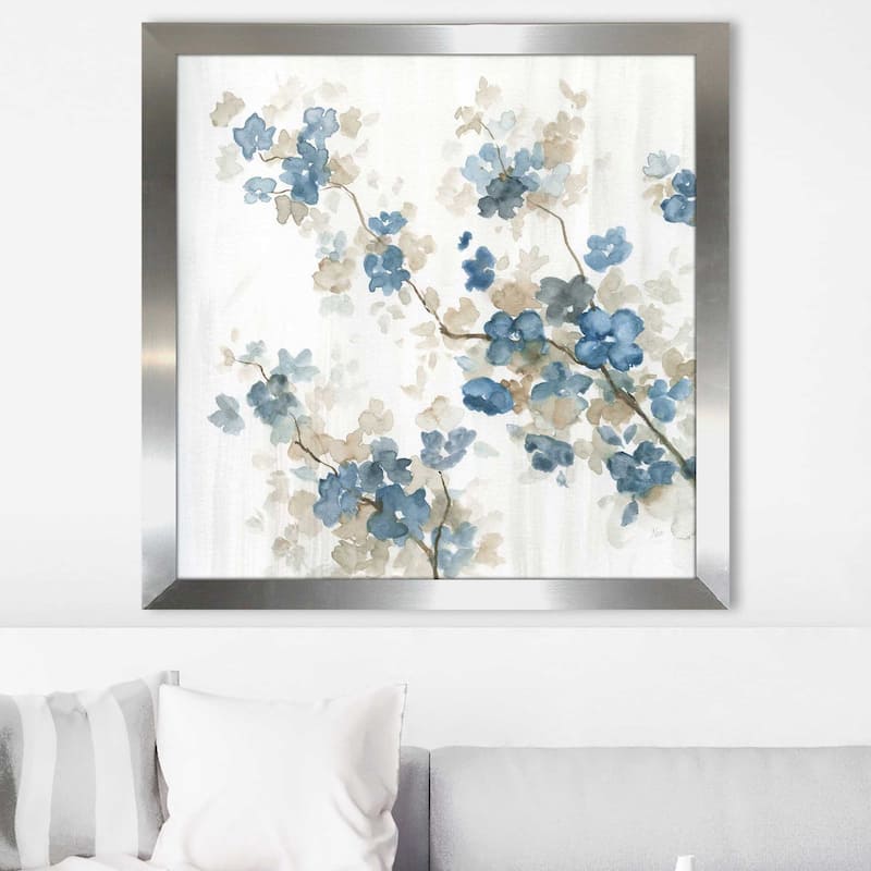 "Dogwood in Blue II" by Nan Print on Acrylic