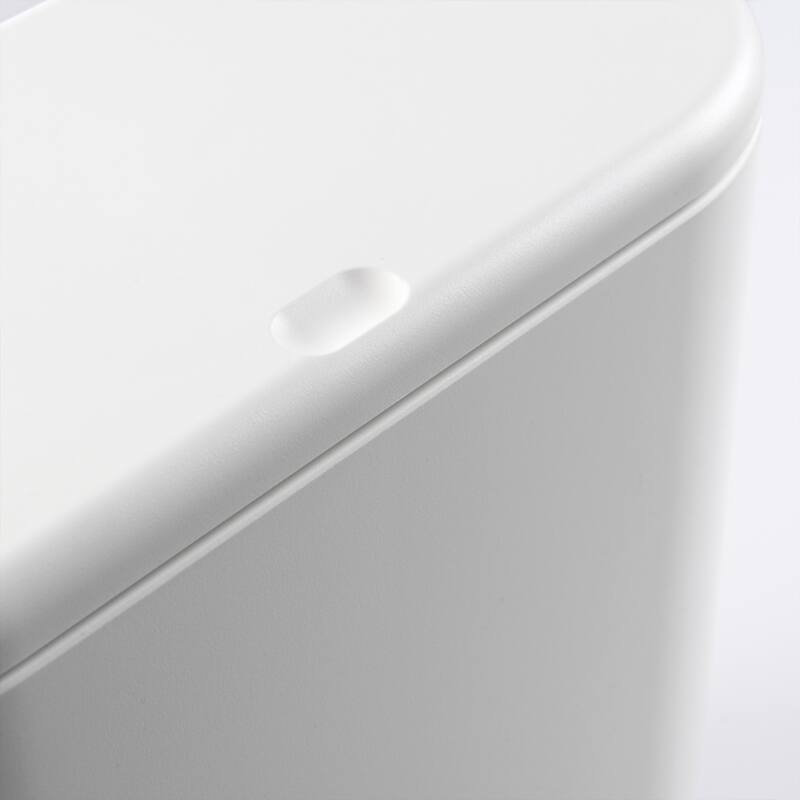 HANAMYA 2.4 Gallon Slim Trash Can with Press Top Lid