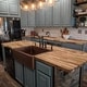 preview thumbnail 6 of 11, Lange Copper 32" Single Bowl Farmhouse Apron Front Undermount Kitchen Sink