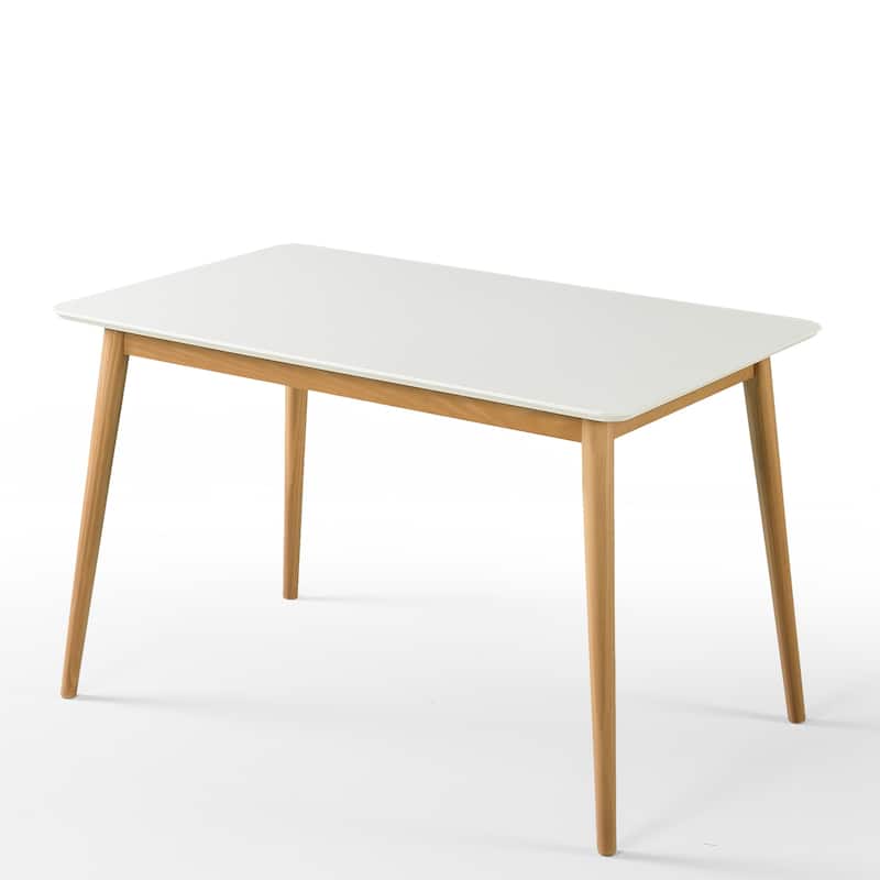 Priage by ZINUS 47" White Wood Dining Table