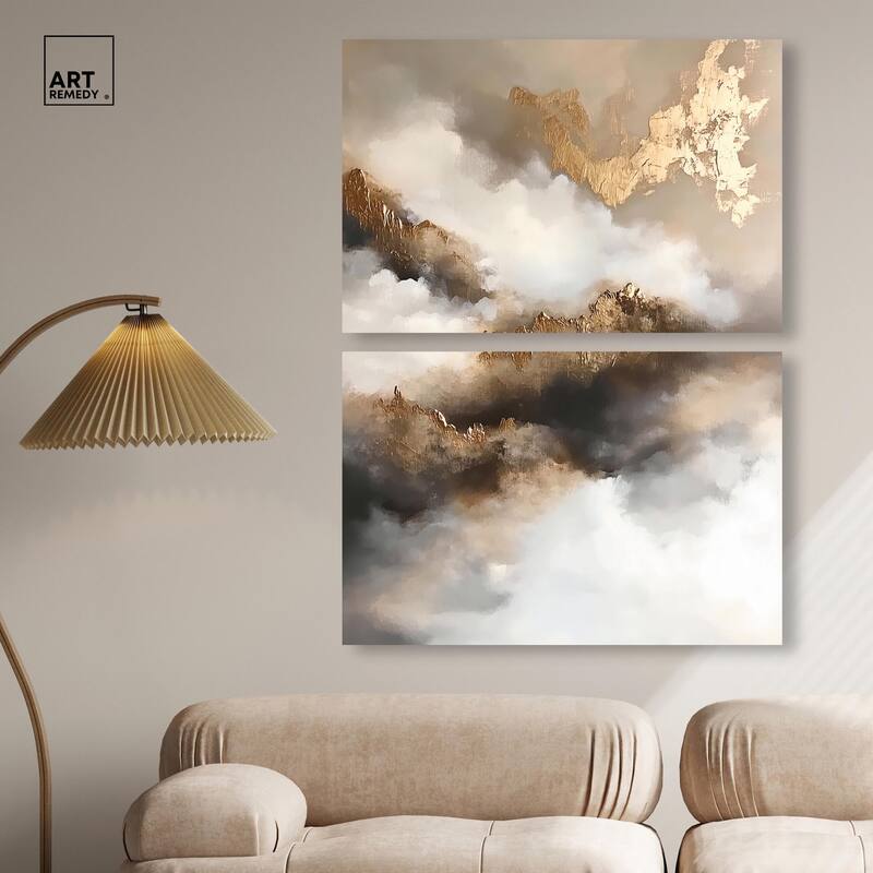 Celestialscape Canvas Set of 2 by Art Remedy, Gallery Wrapped