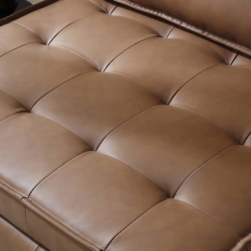 Multipurpose Faux Leather Ottoman Lazy Sofa