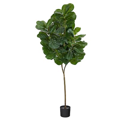 6' Fiddle Leaf Fig Artificial Tree - 6"