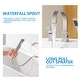 preview thumbnail 7 of 21, Single Handle Deck Roman Tub Faucets/Filler with Handheld Shower