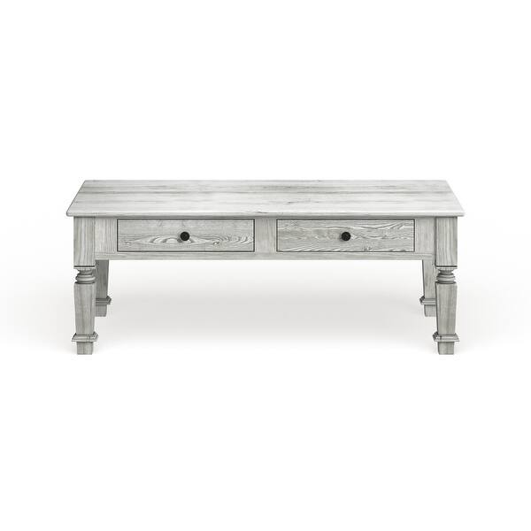 Rustic Country Coffee Table : Casually Country Coffee Table Rustic In White Wash Jonathan Charles : Yet, shopping for a rustic coffee table isn't always easy.