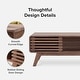 preview thumbnail 2 of 5, Mopio Ensley Mid-Century Modern Coffee Table with dual side storage, Centerpiece for your living room