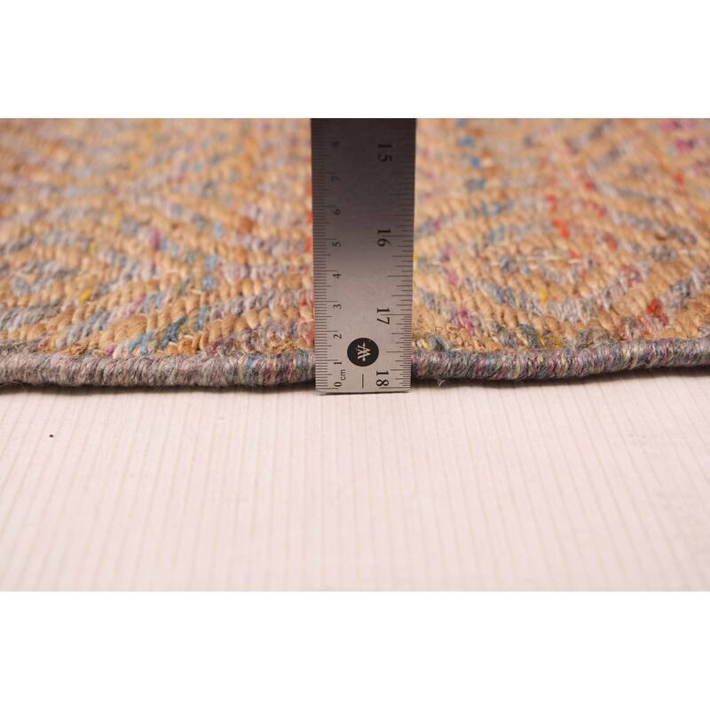 ECARPETGALLERY Flat-Weave Palas Denizli Tan Kilim - 5'3 x 7'5