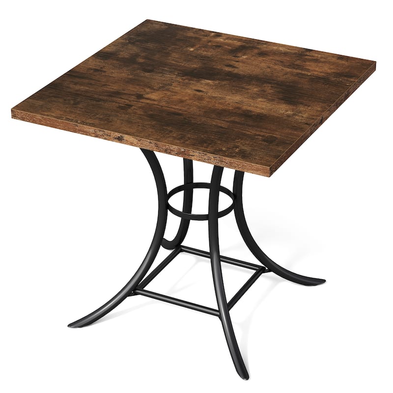 Square Dining Table, Kitchen Table, Living Room Balcony Accent Dining Table Gathering Table
