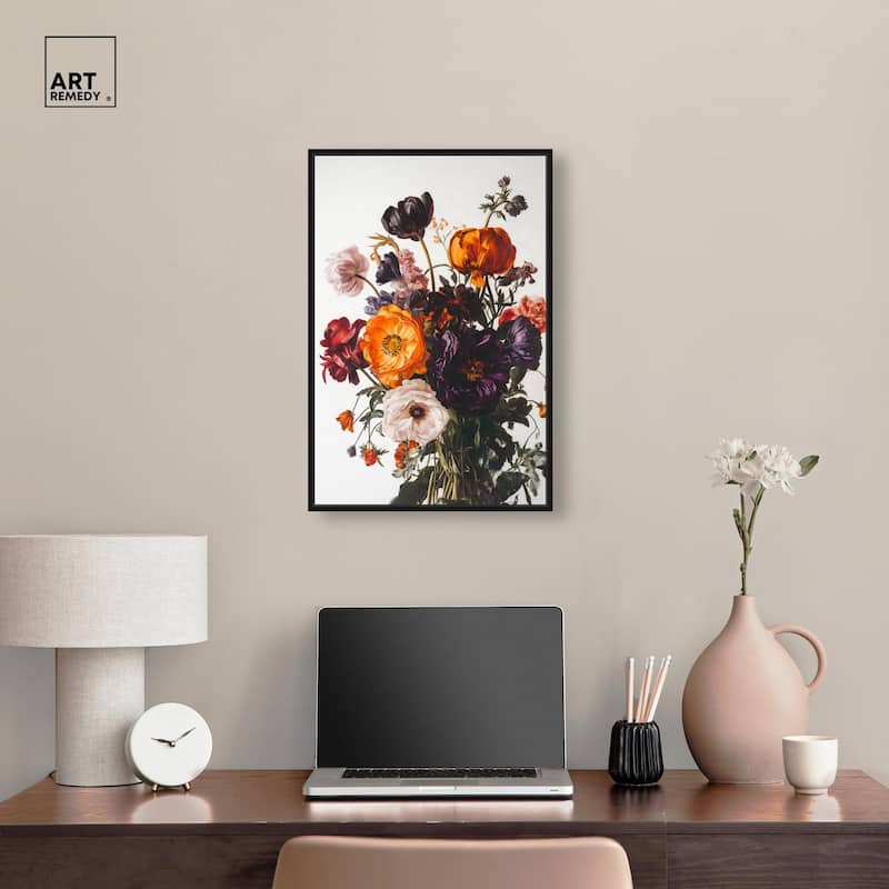 Regal Rose Riot I Canvas by Art Remedy