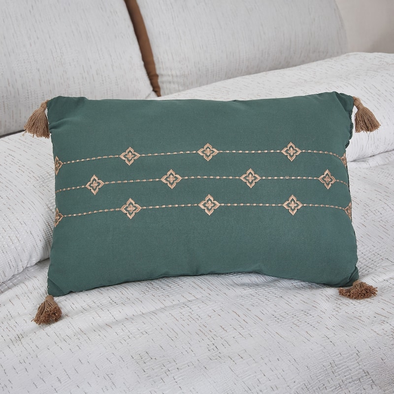 Modern Threads Hunter 5-Piece Jacquard Comforter Set with Shams and Decorative Pillows