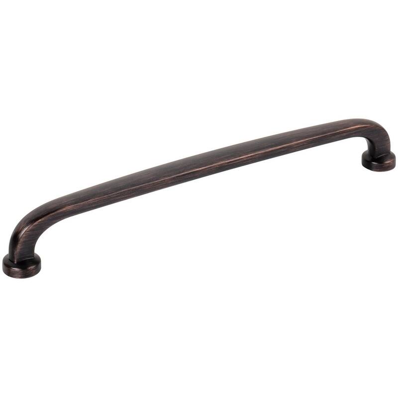 Jeffrey Alexander 410-192 Weser 7-9/16" Center to Center Handle - Brushed Oil Rubbed Bronze
