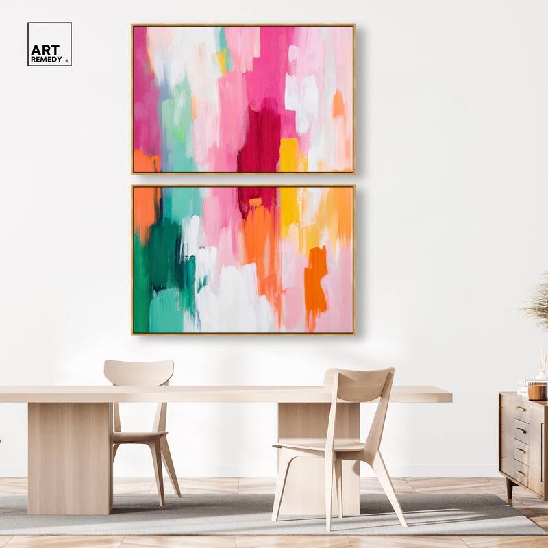 Playful Palette III Canvas Set of 2 by Art Remedy