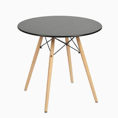 HomyLin 31.5" Round Dining Table Mid-Century Modern Coffee Table