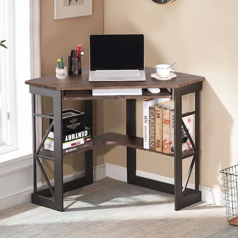 Corner Office Desk, L-shaped Computer/ Gaming/ Laptop Corner Office Desk