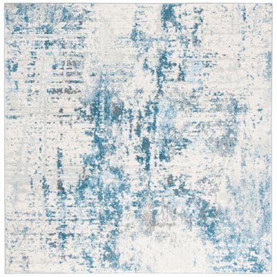 SAFAVIEH Tulum Emmaline Modern Abstract Rug - 6'7" Square