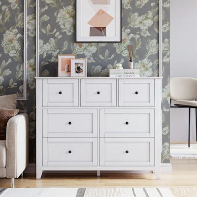 7 Chest of Drawer Dresser, for 48 Inch TV