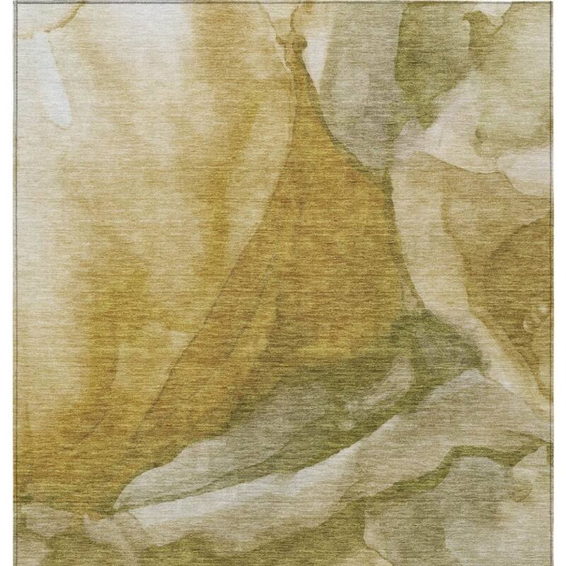 HomeRoots Abstract Transitional Rectangle Outdoor Rug