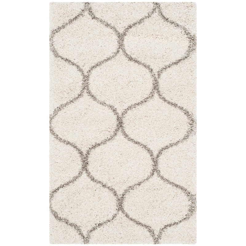 SAFAVIEH Hudson Shag Pushpa Trellis 2-inch Thick Area Rug