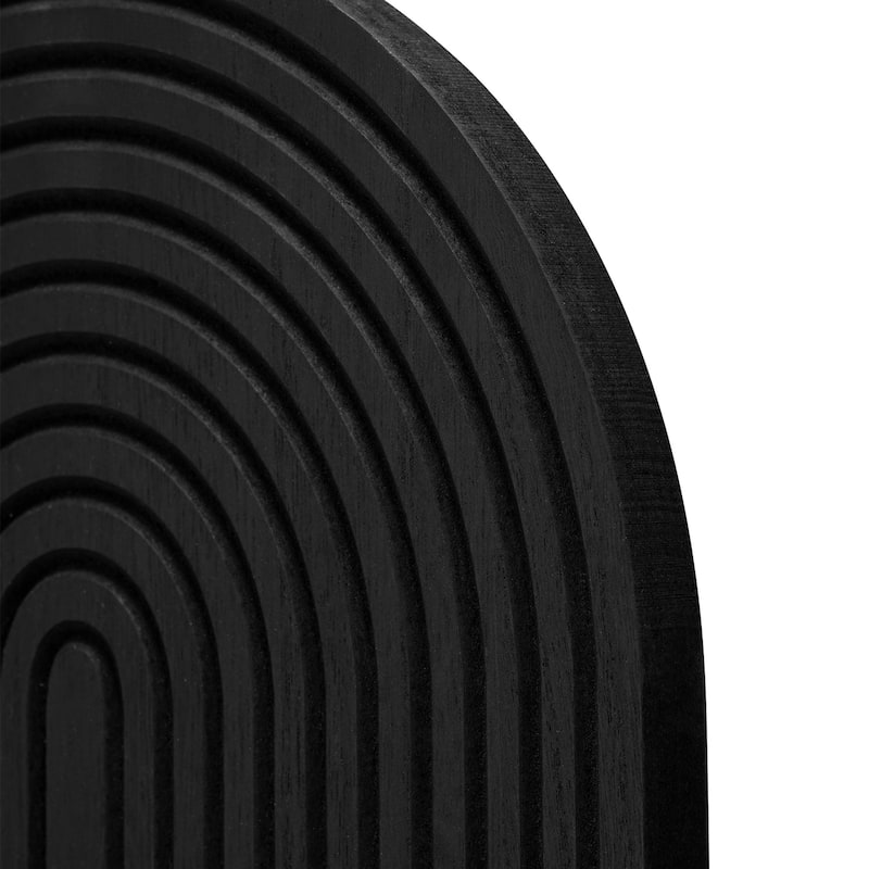 American Art Decor Lunar Ledges Wall Shelf in Brown - 23.75" x 14"