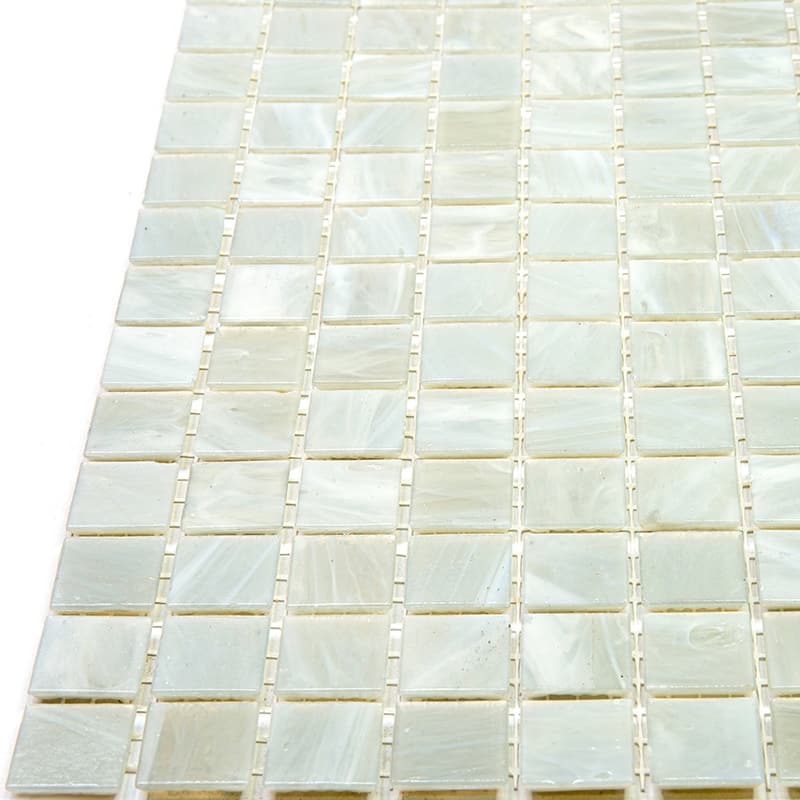 Apollo tile 12" x 12" Celestial Glossy Pastel Gray Glass Tile (20 sq ft/case) - 20 Pack