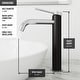 preview thumbnail 10 of 9, VIGO ConcretoStone Oval Vessel Bathroom Sink with Lexington Bathroom Faucet and Pop-Up in Brushed Nickel