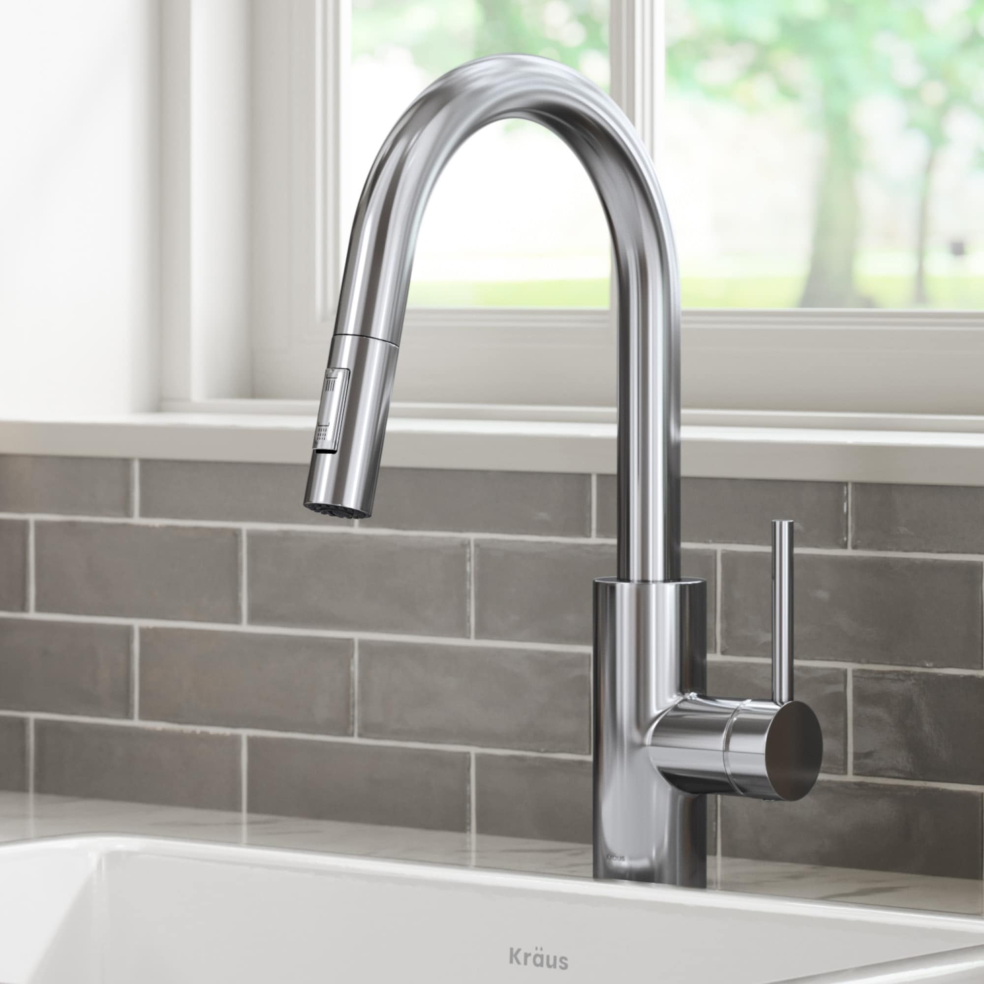DORNBERG Gold Pull Down Sprayer Spring Kitchen Sink Faucet