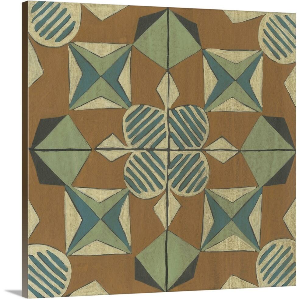 "Fraser Tile VIII" Canvas Wall Art